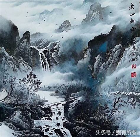 山水圖風水|全系列國畫風水山水畫剖析圖 讓你讀懂中國風水